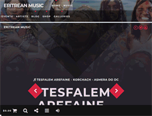 Tablet Screenshot of eritreanmusic.com